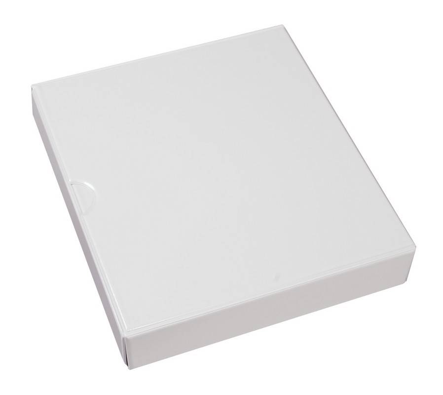 Ringbuch-Set,1 Ringbuch und 1 Schuber,DIN A4,Rücken B 30mm,PVC,weiß,4-fach Lochung-3