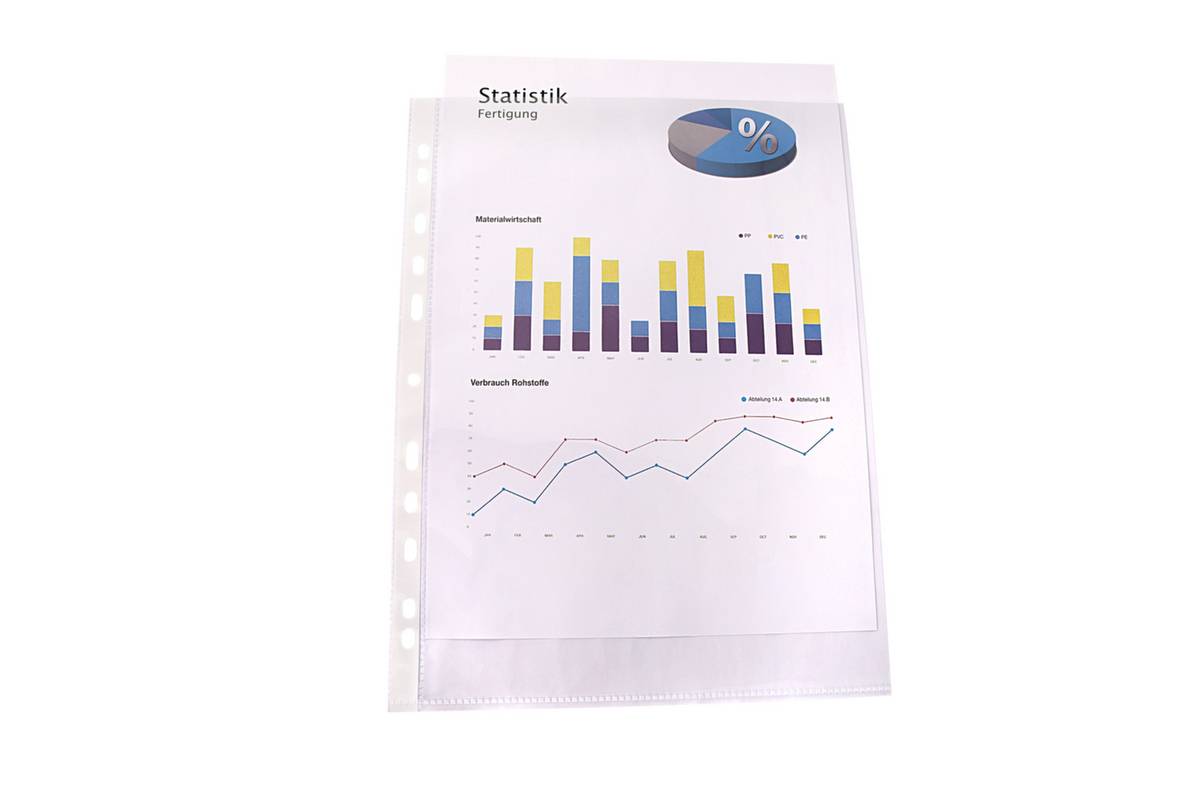 Sichthülle,f. Dokumente/Ausweise,DIN A4,HxB 340x240mm,PP,transparent,11-fach Lochung-2
