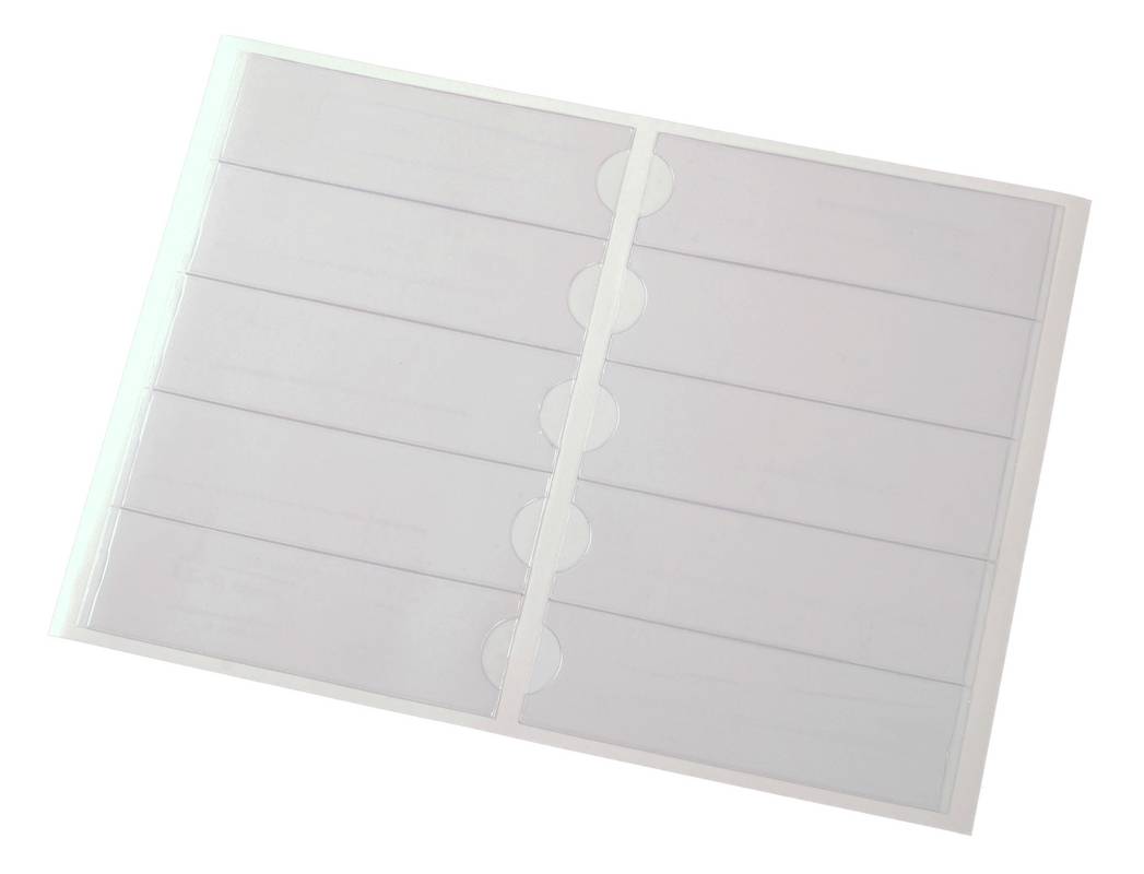 Sichthülle,selbstklebend,f. Dokumente/Ausweise,HxB 35x115mm,Vinyl,transparent-0