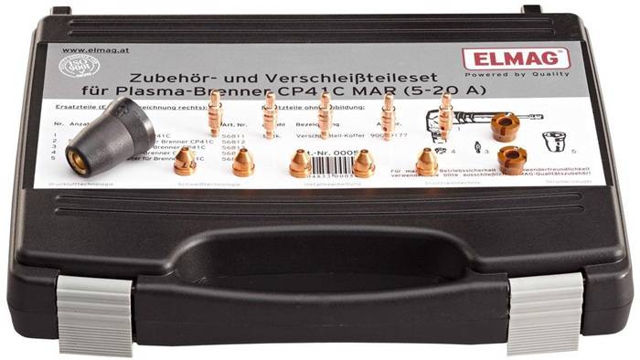 Zubehör-/Verschleißteileset f.CP41C MAR (5-20 Amp.) ELMAG-0