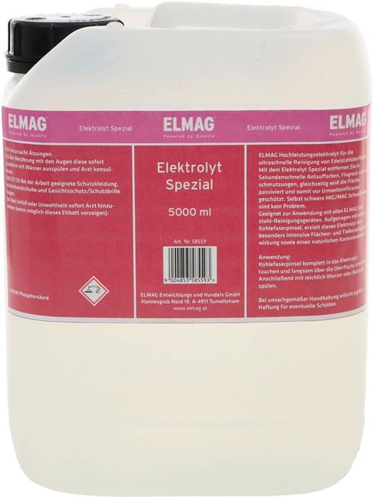 Reinigungselektrolyt Spezial 5 Liter flüssig ELMAG-0