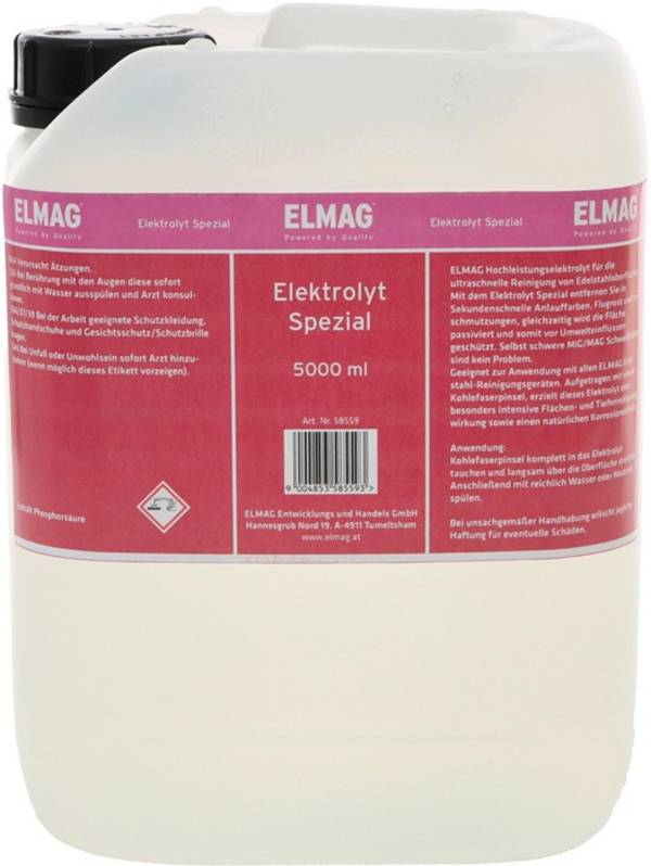 Reinigungselektrolyt Spezial 5 Liter flüssig ELMAG