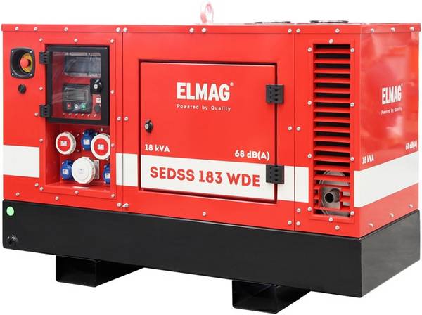 Stromerzeuger SEDSS 183WDE-IT/TN-Stage 5 L.19kW m.KUBOTA D1105 Motor Diesel