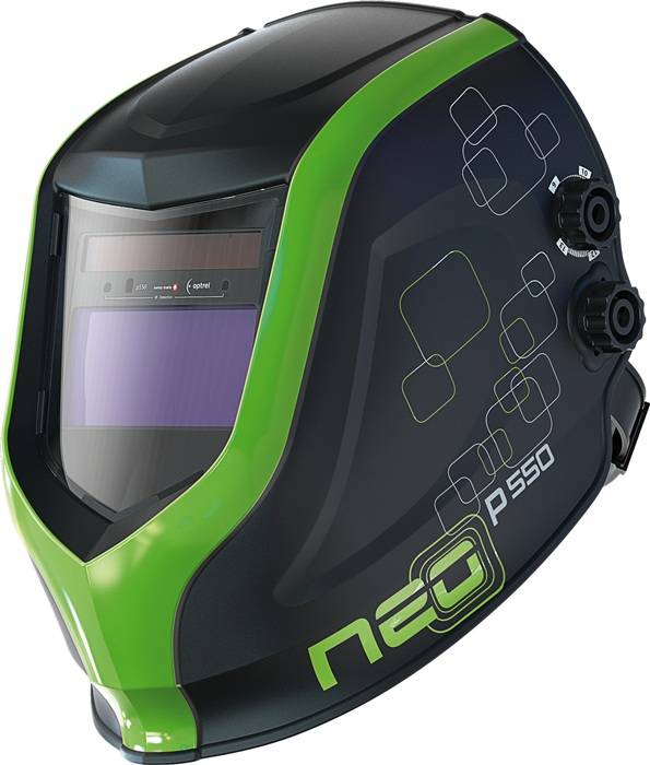 Automatik-Kopfschweißschirm Optrel® neo p550 DIN 4/9-13 grün ELMAG-0