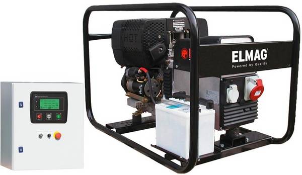 Notstrom-Komplettpaket SED 7000WDE-ASS-DSE4520 Leistung 6,2kW Dieselmotor ELMAG