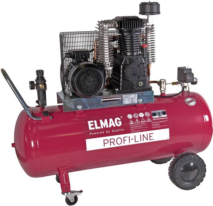 Kompressor PL 840/10/200 D 850l/min 10bar 5,5kW 400V Behältervolumen 200l-0