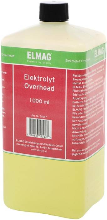 Reinigungselektrolyt Overhead 1 Liter pastös ELMAG-0