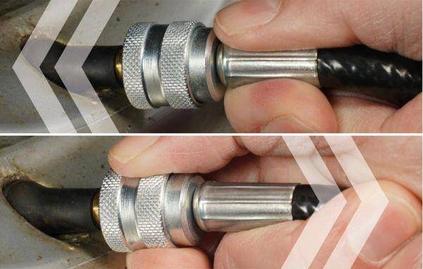 Reifenfüller JWL DIGITAL 0-10bar inkl. 1m Schlauch mit QT-Schnellstecker ELMAG-1