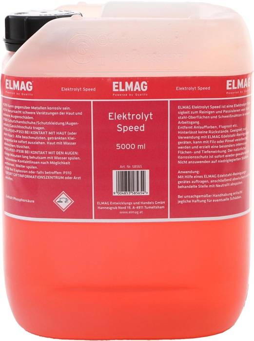 Reinigungselektrolyt Speed 5 Liter flüssig ELMAG-0