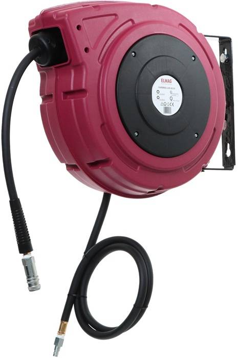 Schlauchaufroller EUROREEL AIR 10/15 Schlauchlänge 15m Schlauch-D.10x15mm ELMAG-0