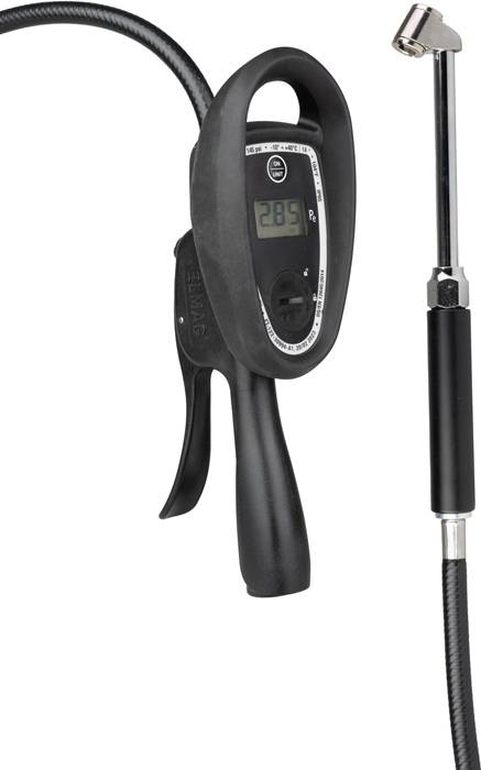 Reifenfüller JWL DIGITAL 0-10bar inkl. 1m Schlauch mit Zwillingsstecker ELMAG-0