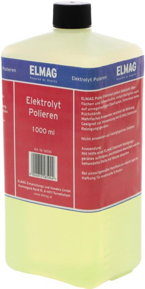 Polierelektrolyt 1 Liter flüssig ELMAG
