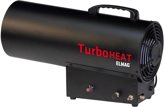 Gasheizkanone TURBOHEAT P 50 Leistung 50kW Spannung 230V Luftleistung 1000m³/h-0