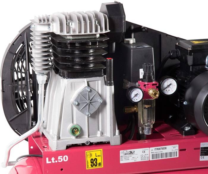 Kompressor EUROAIR 331/10/50 D 330l/min 10bar 2,2kW 400V Behältervolumen 50l-3