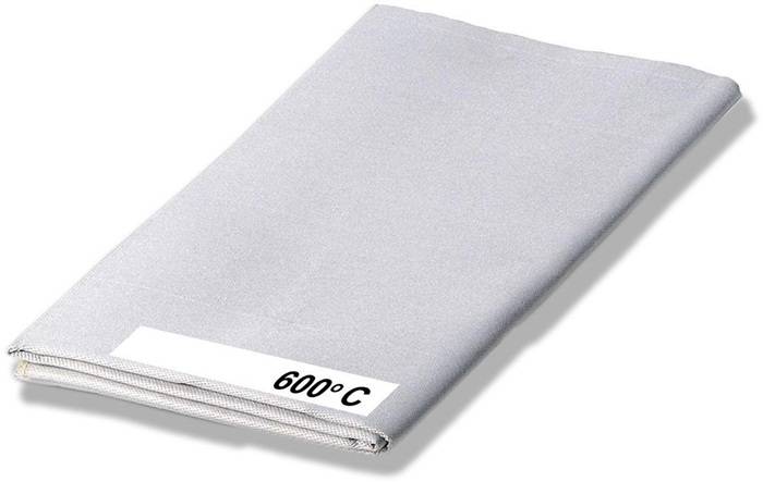 Schweißdecke Maße 1000x2000mm b.600Grad C Glasgewebe ELMAG-0