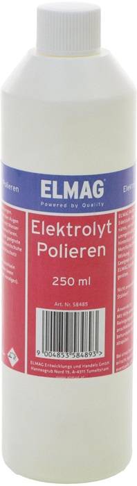 Polierelektrolyt 250ml f.Hochglanzflächen ELMAG-0