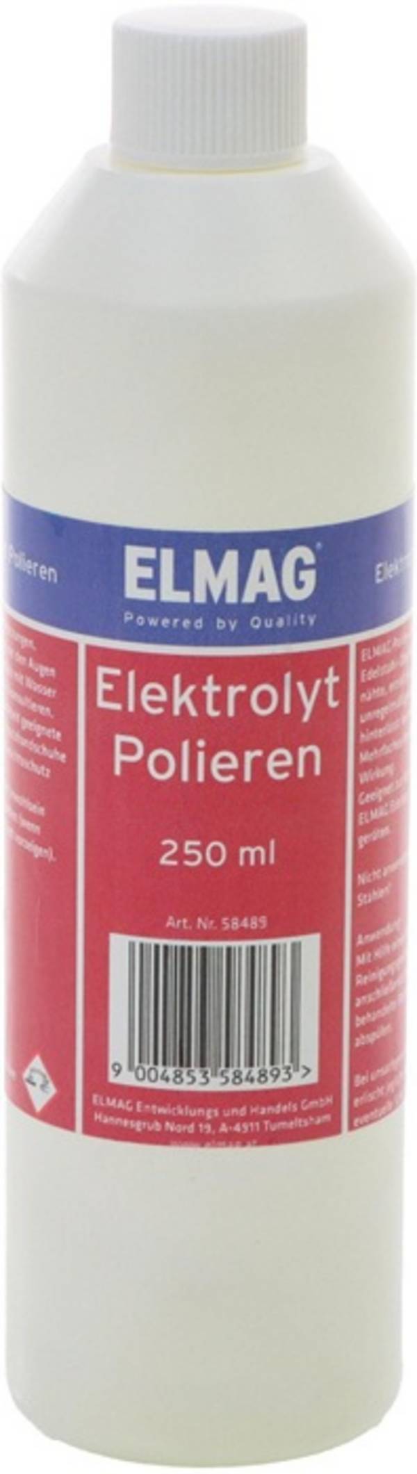 Polierelektrolyt 250ml f.Hochglanzflächen ELMAG