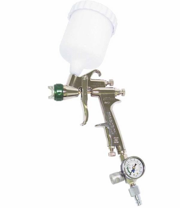 Farbspritzpistole SLIM S HVLP m.Düsensatz 1,7mm nebelarm ELMAG