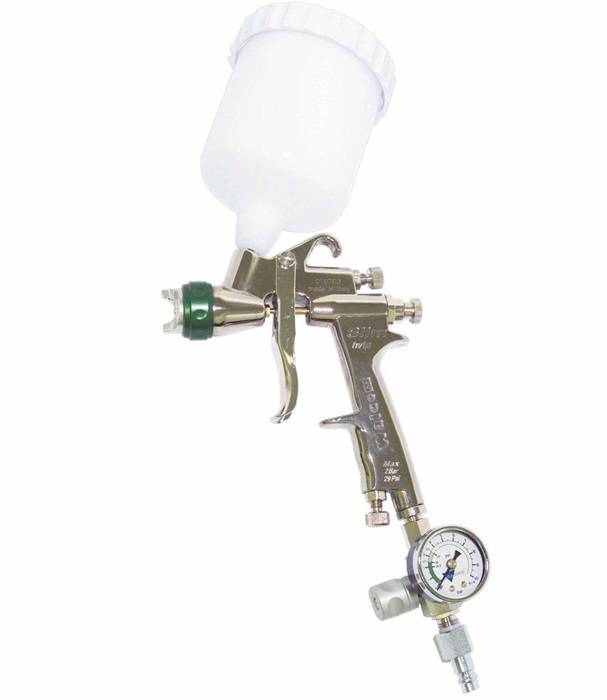Farbspritzpistole SLIM S HVLP m.Düsensatz 1,7mm nebelarm ELMAG-0
