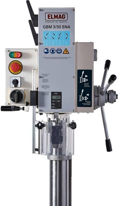 Säulenbohrmaschine GBM 3/30 SNA MK3 Bohrleistung 30mm ELMAG-3