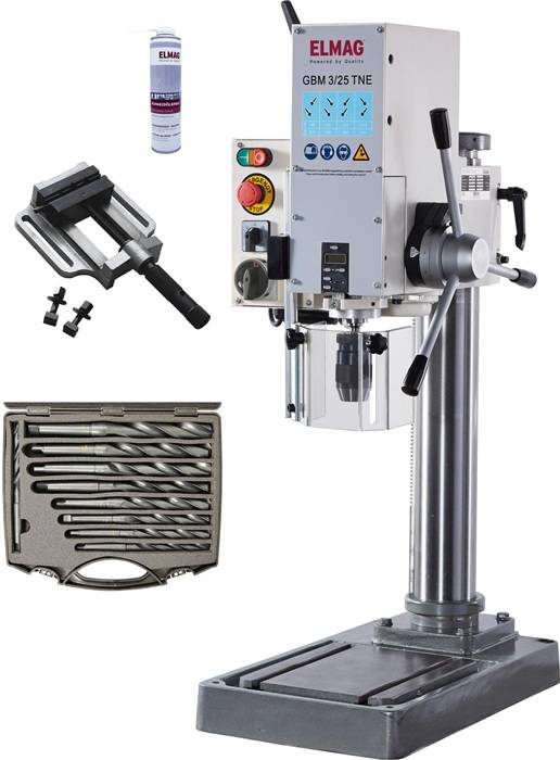 Tischbohrmaschine GBM 3/25 TNE - Set Leistung 900/650W ELMAG-0