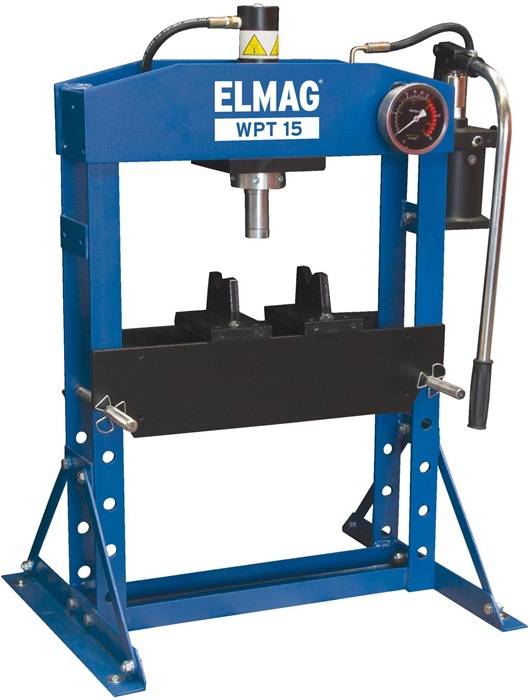 ELMAG Hydraulische Werkstattpresse 15 Tonnen - Tischmodell-0