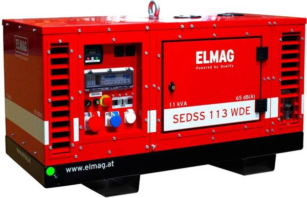 Stromerzeuger SEDSS 133WDE-AVR-DSE4520-V2 L.15kW m.KUBOTA-Motor D902 Diesel