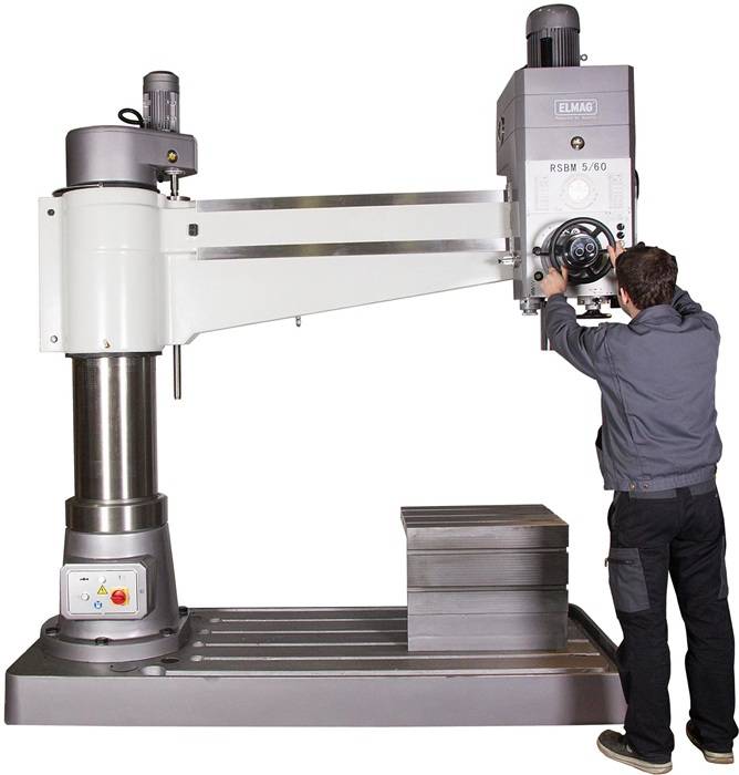 ELMAG Radial-Säulenbohrmaschine RSBM 4/50-1