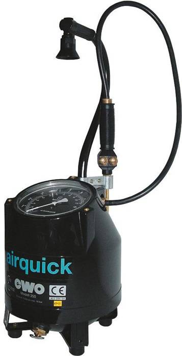Tankstellenreifenfüllgerät airquick 160/6 Manometer-D.160mm geeicht tragbar-0