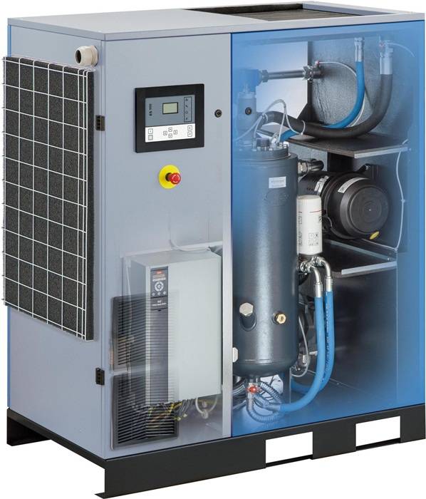 Schraubenkompressor RMB 26 IVR Druck 9,5bar Liefermenge 4140l/min 26kW-1