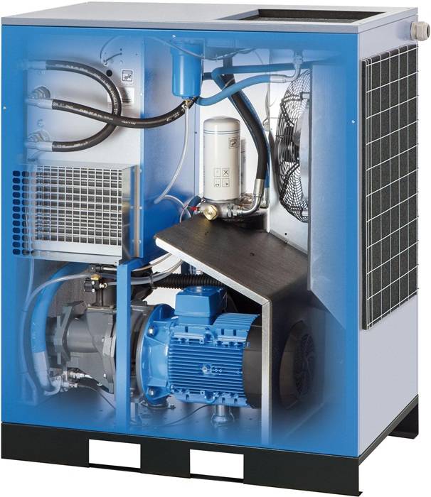Schraubenkompressor RMB 26 IVR Druck 9,5bar Liefermenge 4140l/min 26kW-3