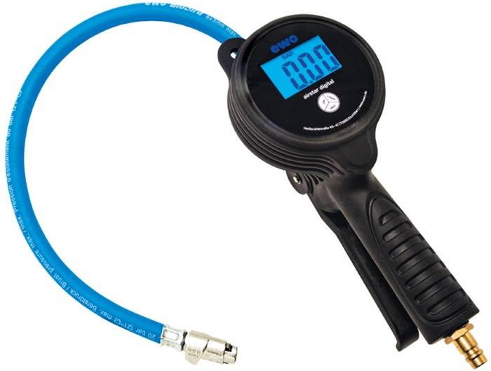 Reifenfüller 80-EWO digital 0-12bar mit Zwillingsstecker ELMAG-0