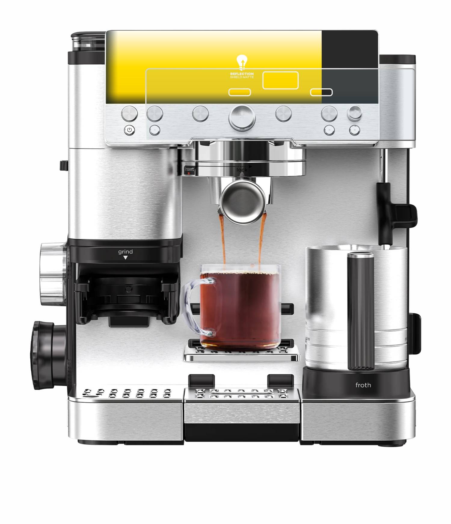 upscreen Schutzfolie für Ninja Luxe Cafe Premier ES601EU Folie Matt Entspiegelt Anti-Reflex-2