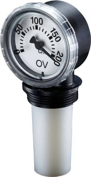 Oventrop Mechanischer Inhaltsanzeiger stufenlos einstellbar, 1 1/2", 0-200cm, 2060312-2