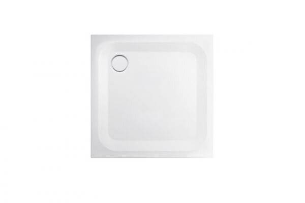 concept 200 Stahl-Duschwanne superflach 90x80x2,5cm weiss Antirutsch Pro