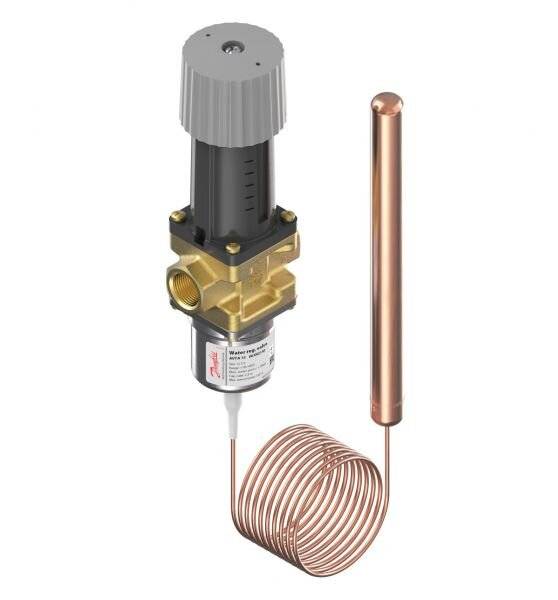 Danfoss Temperaturregler AVTA 25, Rp 1", Sollwertbereich 0-30 Grad C, Kvs 5,5m3/h, 003N4132-4