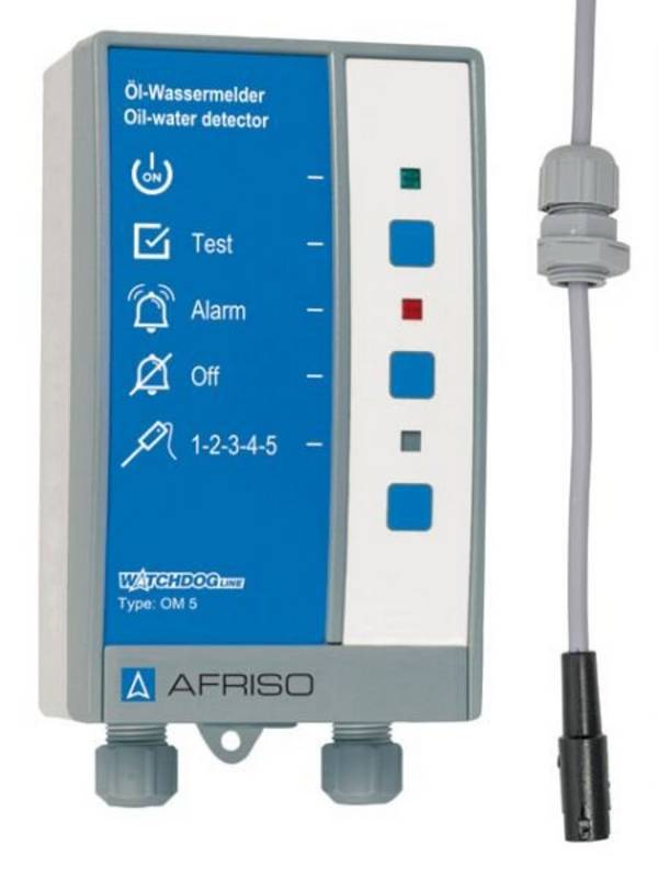 AFRISO Öl-Wassermelder OM5/1 AC 230 V, fünfkanalig