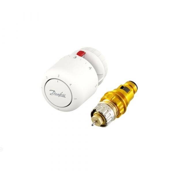 Danfoss Ventileinsatz-Set RAVL 10/15 mit Aero Thermostatkopf, 015G5202-4
