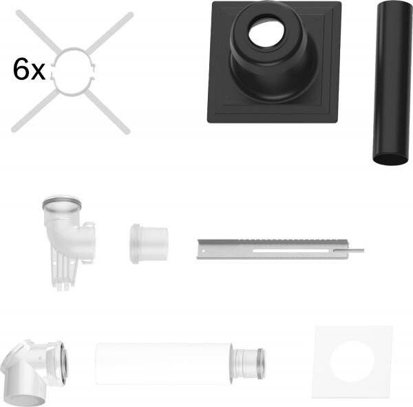 Bosch Grundbausatz FC-Set-80-C93x oben, D 80/125mm, Kunststoff-2