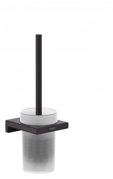 hansgrohe AddStoris Q Toilettenbürstenhalter Wandmontage, Mattschwarz-2