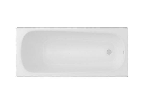 concept 100 Stahl Rechteck-Badewanne 170x75 cm alpinweiß-0