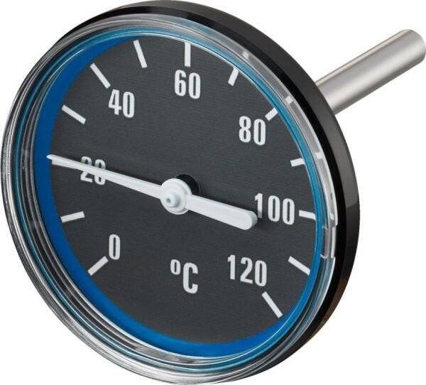 Oventrop Thermometer für Regumat DN 25 ab Baujahr 2015, 32 2013 und plus, Blau, 1357098-2