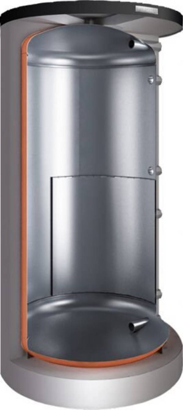 BOSCH Pufferspei. STORA B 500-6 ER 1 B 1845x850, 500 L, silber, Schichtladung
