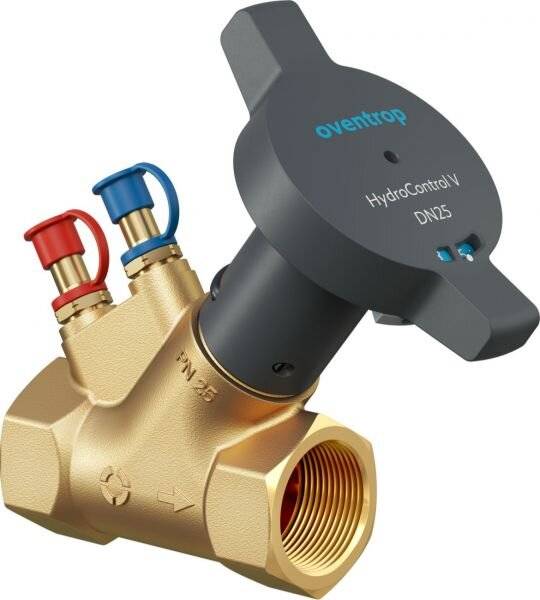 Oventrop HydroControl V Strangregulierventil DN 15, PN 25, Rp 1/2" Innengewinde HydroPort, entzinkungsbeständig, 1062404-4