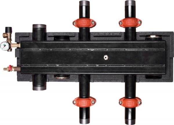 Bosch Doppelt differenzdruckloser Verteiler DDV 40, DN 40 für Luftwärmepumpen-4