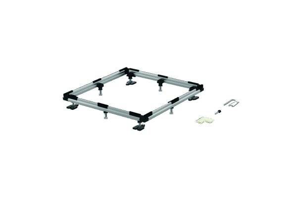 Bette Einbausystem Basic für Duschfläche Duschwanne 1000x900mm Zubehör GT-Stahl-0