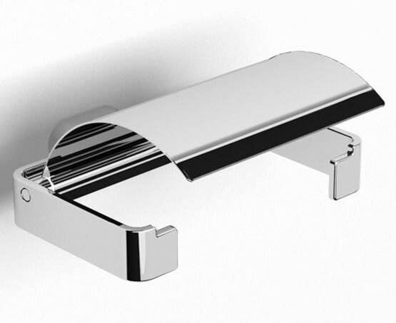 concept Papierrollenhalter concept 200 STYLE 010-7838 mit Deckel, hochglanz-verchromt-2
