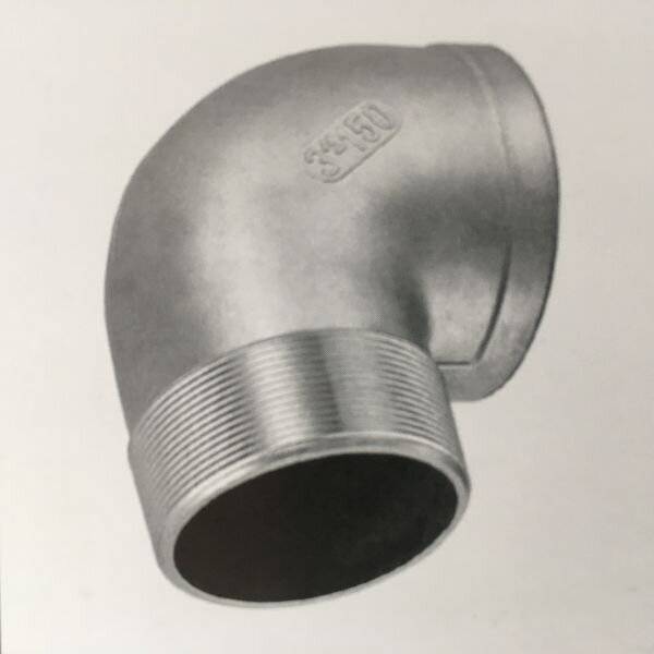 INDUSTRIE Edelstahl-Gewindefitting 1.4408 317 - Winkel 90° - 2