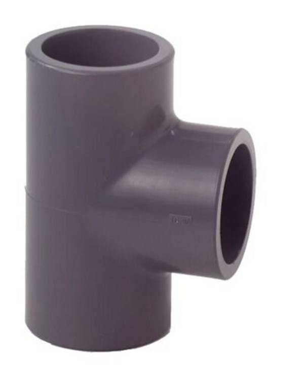 Georg Fischer T-Stück 90° egal, PVC-U, d 16, Packung mit 10 Stk.