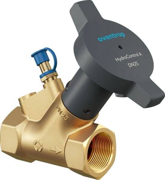 OVENTROP Strangabsp.Vent. HydroControl A PN25 DN32, Rp1 1/4 IG, HydroPort, EZB-0
